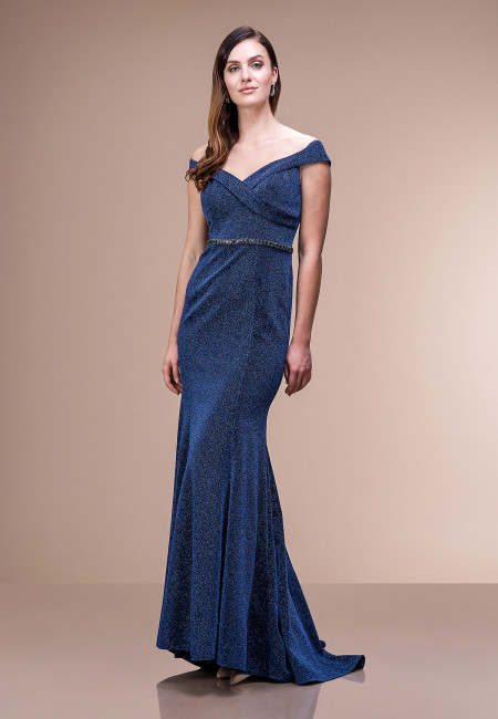 Christian Koehlert Glittering Bardot Prom Dress / Evening Dress