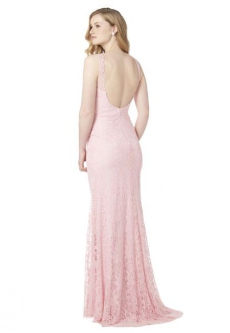 Goya London Pink Lace Prom Dress / Evening Dress
