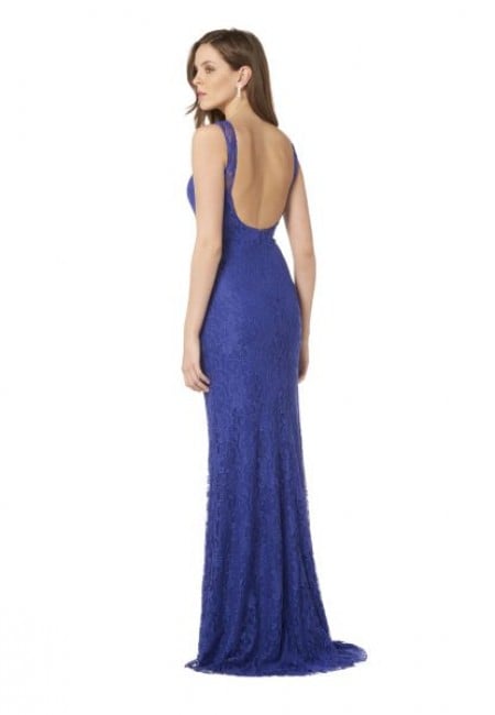 Goya London Royal Blue Lace Prom Dress / Evening Dress