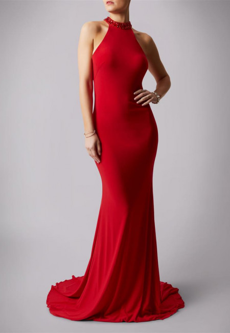 Mascara Red Evening Dress / Prom Dress